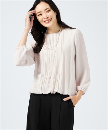 A/C DESIGN BY ALPHA CUBIC プリーツTブラウス_variationthumb_1