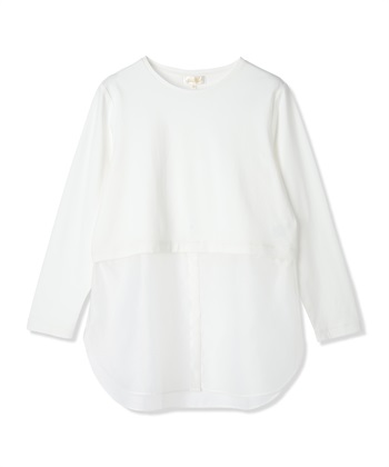 A/C DESIGN BY ALPHA CUBIC 裾切替チュニック_variationthumb_1