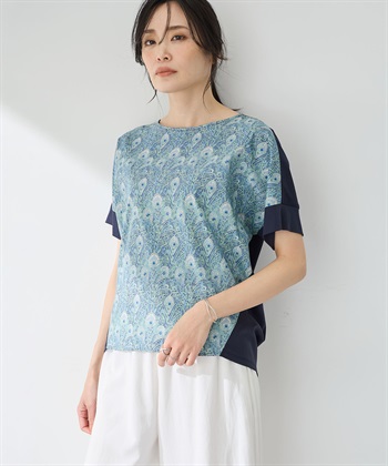 A/C DESIGN BY ALPHA CUBIC リバティ切替えプルオーバー_variationthumb_2