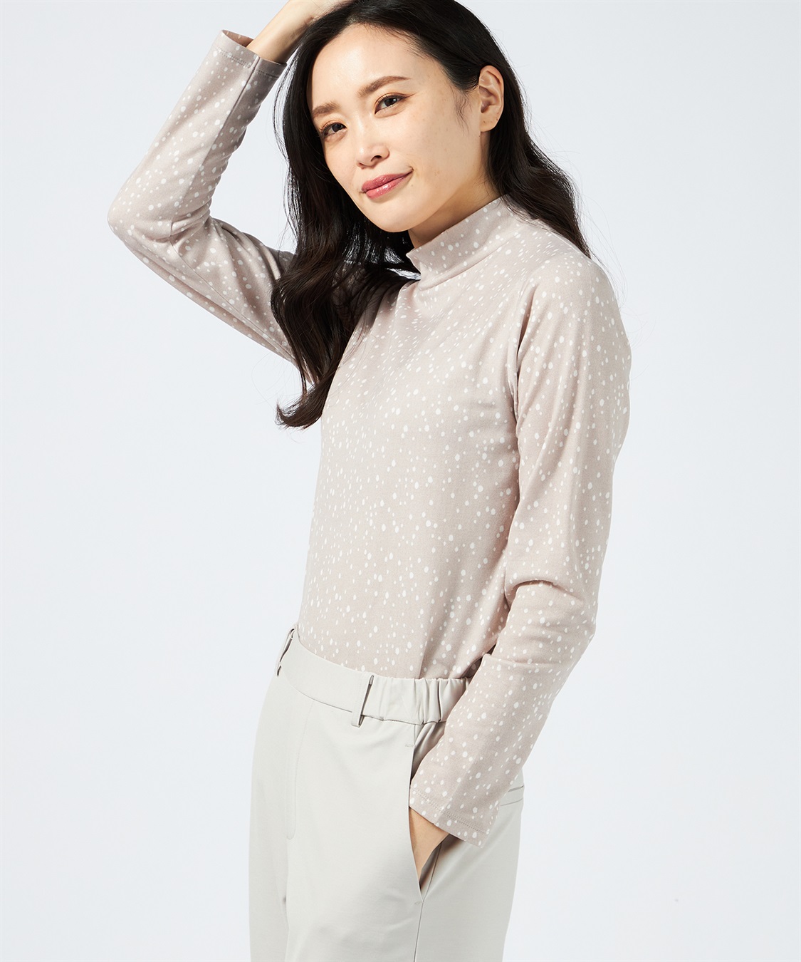 A/C DESIGN BY ALPHA CUBIC ドットプリントプルオーバー_variation_1