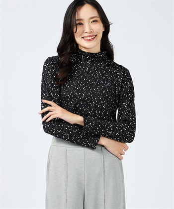 A/C DESIGN BY ALPHA CUBIC ドットプリントプルオーバー_variationthumb_2