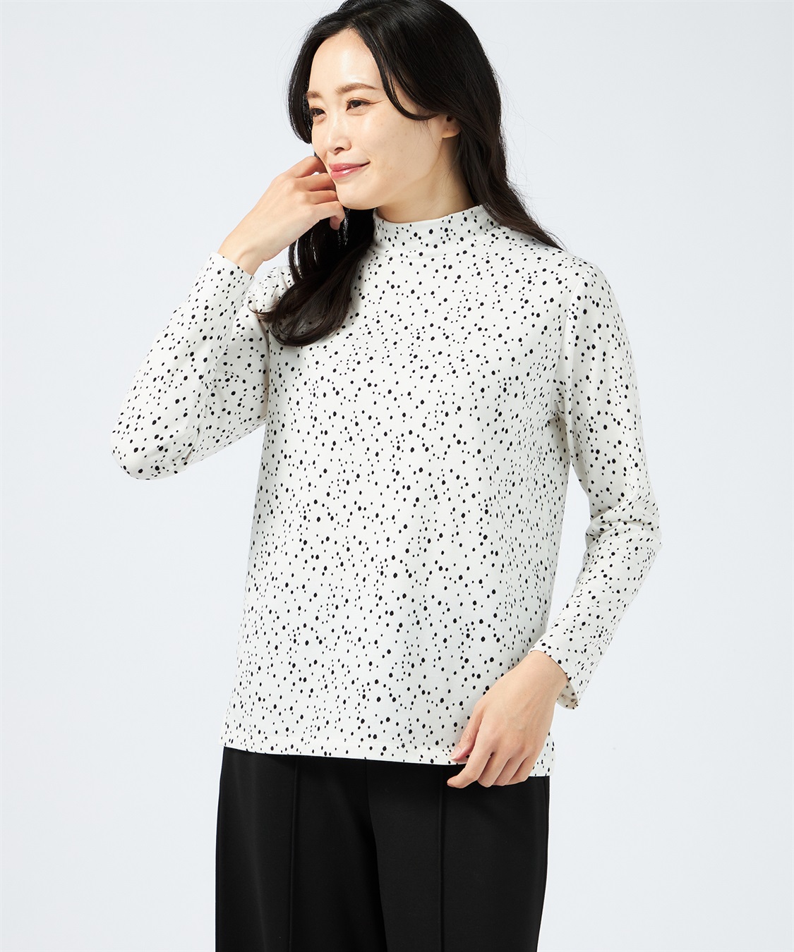 A/C DESIGN BY ALPHA CUBIC ドットプリントプルオーバー_variation_3