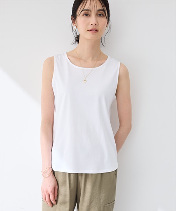 A/C DESIGN BY ALPHA CUBIC スムースタンクトップ【スゴつや・UVカット・接触冷感】_variationthumb_2