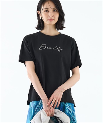 33℃ カットソー　Tシャツ　プルオーバー　黒　ブラック　ブラウン オーバー長袖Tシャツ(CALLチーム)