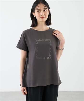 A/C DESIGN BY ALPHA CUBIC シアーレイヤードロゴTシャツ_variationthumb_3