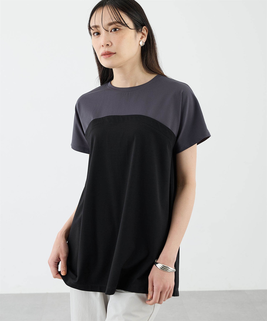 A/C DESIGN BY ALPHA CUBIC ビスチェドッキング風チュニック_variation_1