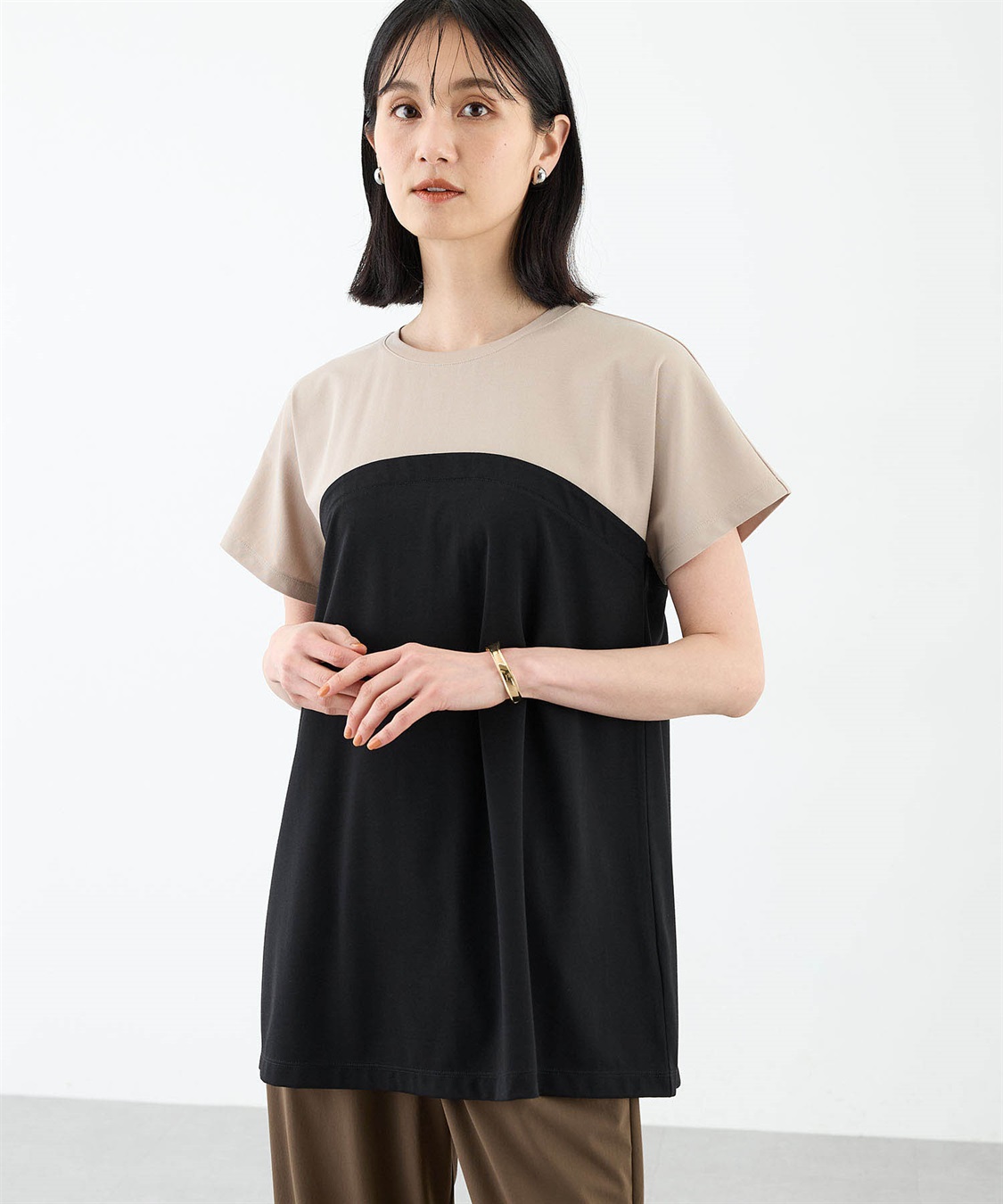 A/C DESIGN BY ALPHA CUBIC ビスチェドッキング風チュニック_variation_2