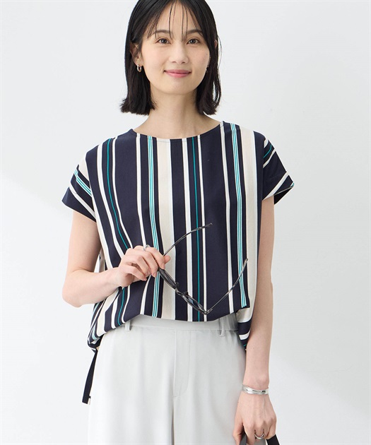 【journal standard luxe】 マルチボーダープルオーバー マルチボーダープルオーバー【接触冷感・UVカット】 A/C DESIGN