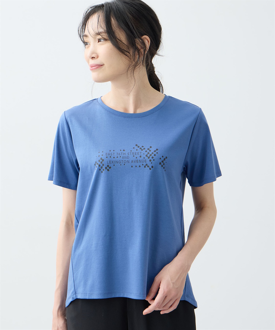 A/C DESIGN BY ALPHA CUBIC 【アルコラージュ】ロゴプリントＴシャツ【接触冷感・UVカット】_variation_3