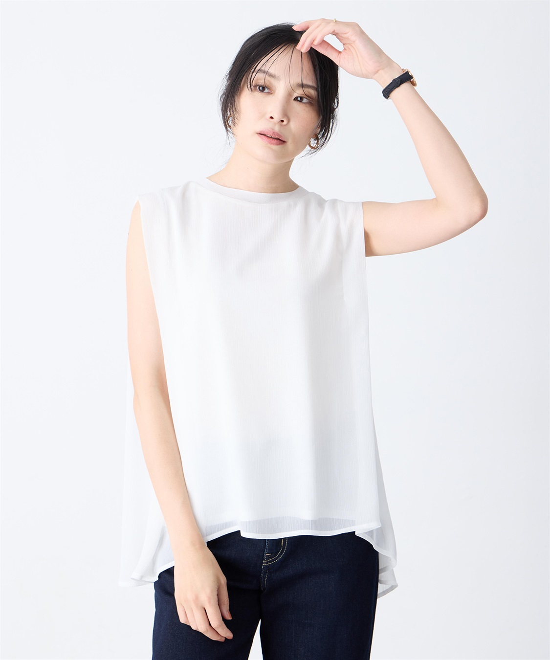 A/C DESIGN BY ALPHA CUBIC シアータックチュニックトップス_variation_2