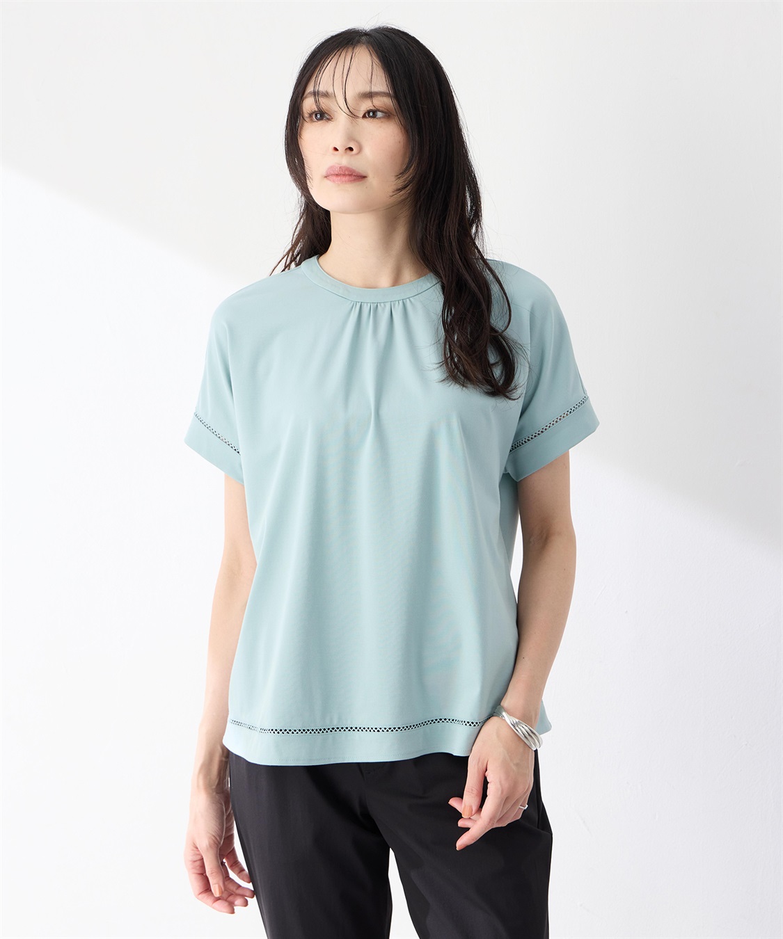 A/C DESIGN BY ALPHA CUBIC はしごレースプルオーバー【接触冷感】_variation_3