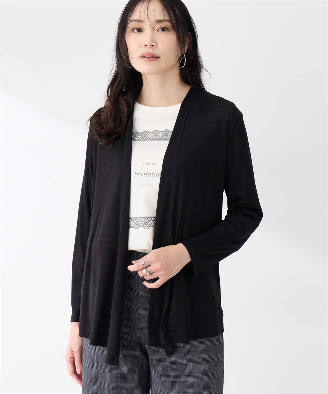 A/C DESIGN BY ALPHA CUBIC トッパーカーディガン_variation_2