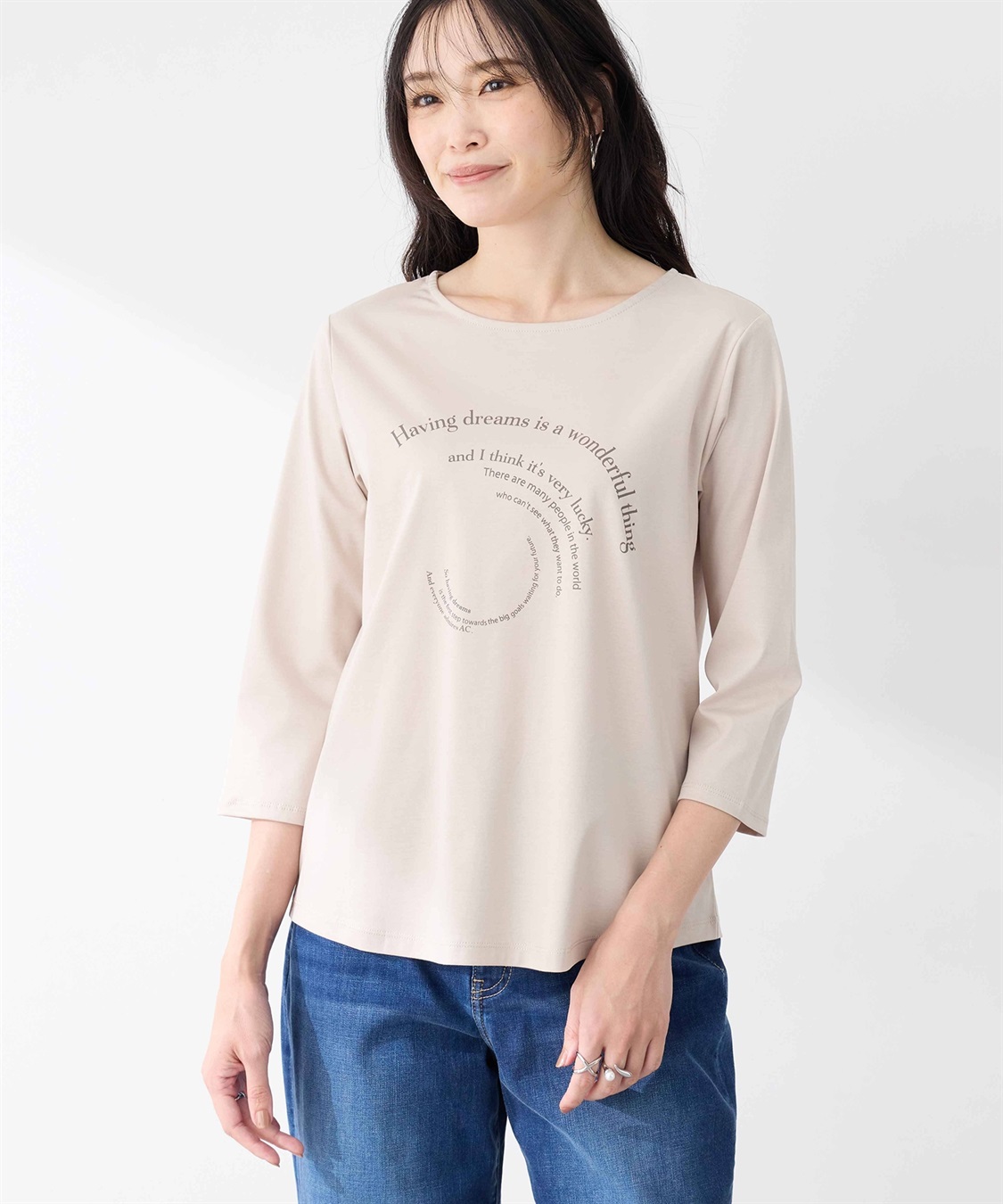 A/C DESIGN BY ALPHA CUBIC アーチロゴTシャツ_main