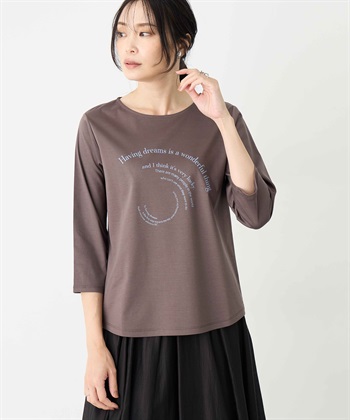 アーチロゴTシャツ(チャコールグレー-M)