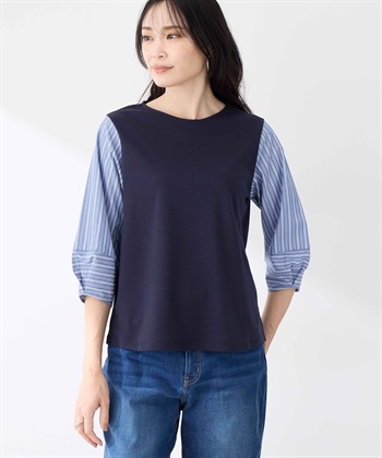 ドッキングプルオーバー(ネイビー-M)