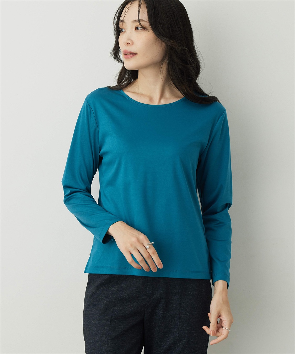 A/C DESIGN BY ALPHA CUBIC ロングスリーブTシャツ_variation_1