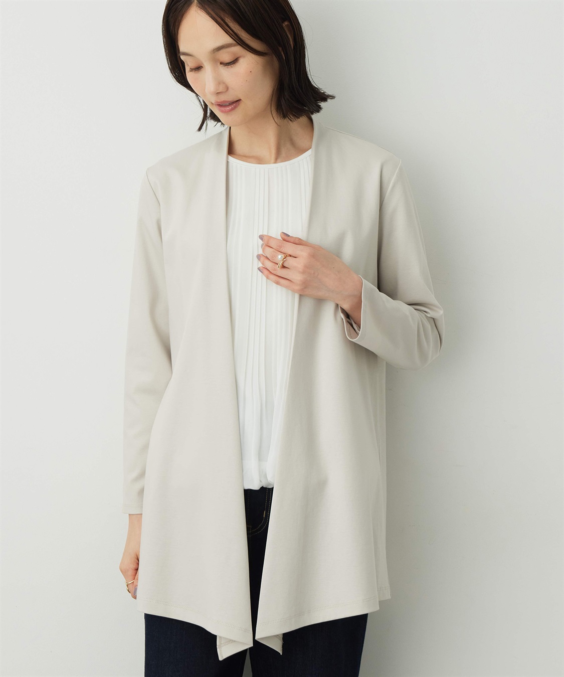 A/C DESIGN BY ALPHA CUBIC トッパーカーディガン_main