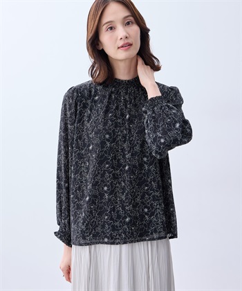 A/C DESIGN BY ALPHA CUBIC ジャガードTブラウス_variationthumb_1