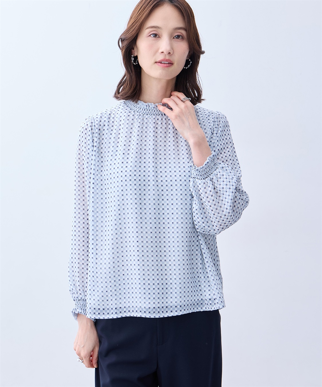 A/C DESIGN BY ALPHA CUBIC ジャガードTブラウス_variation_4