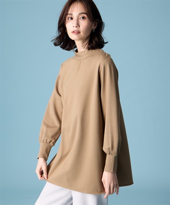 A/C DESIGN BY ALPHA CUBIC ハイネックチュニック