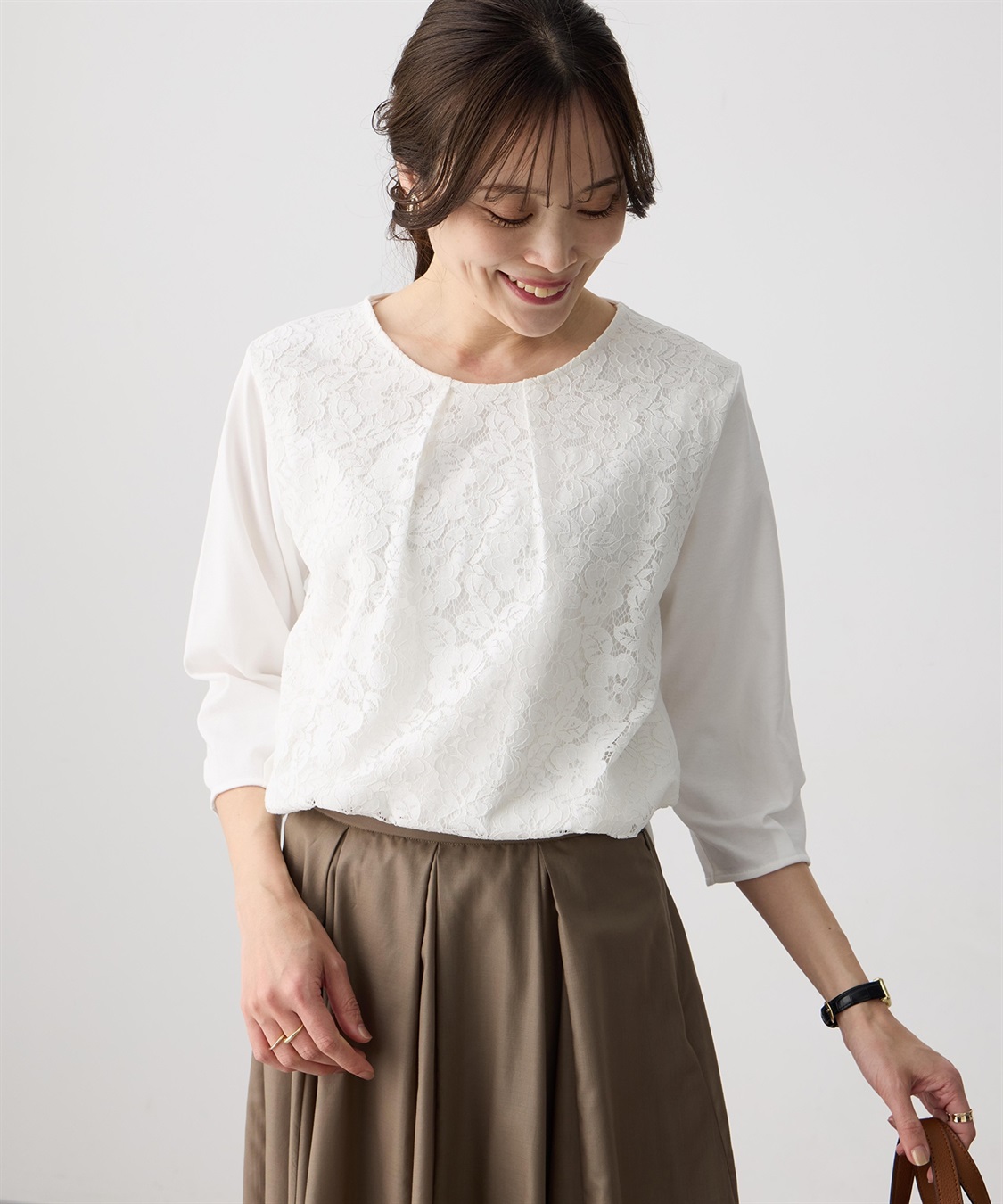 A/C DESIGN BY ALPHA CUBIC レースドッキングプルオーバー_main