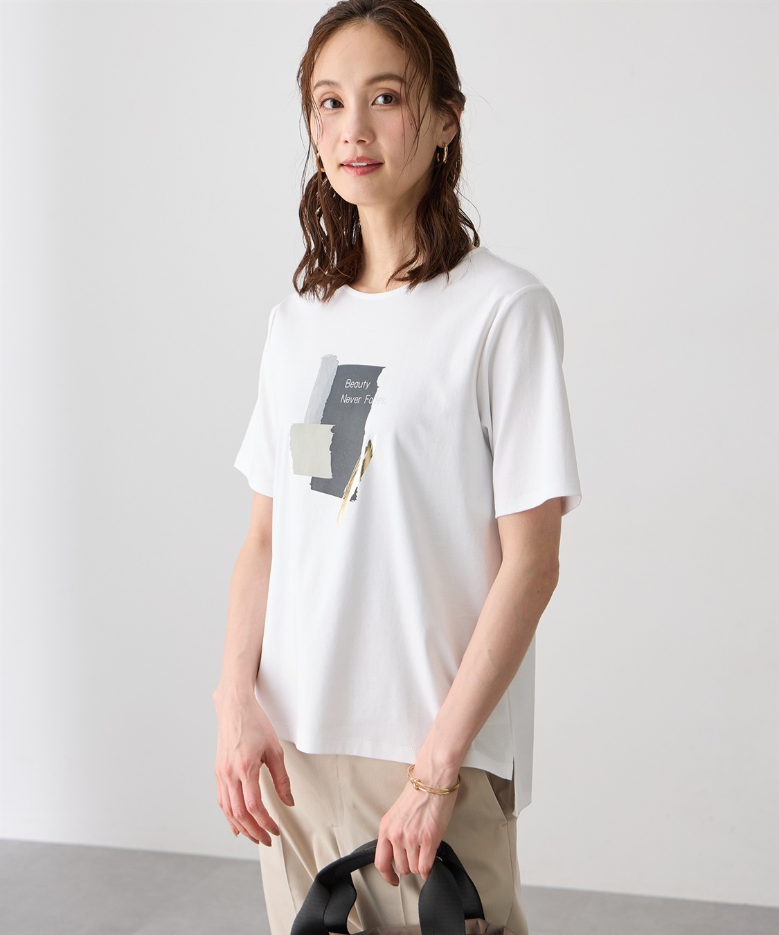 A/C DESIGN BY ALPHA CUBIC グラフィックロゴTシャツ【すごツヤ・接触冷感・UVカット】_variation_3