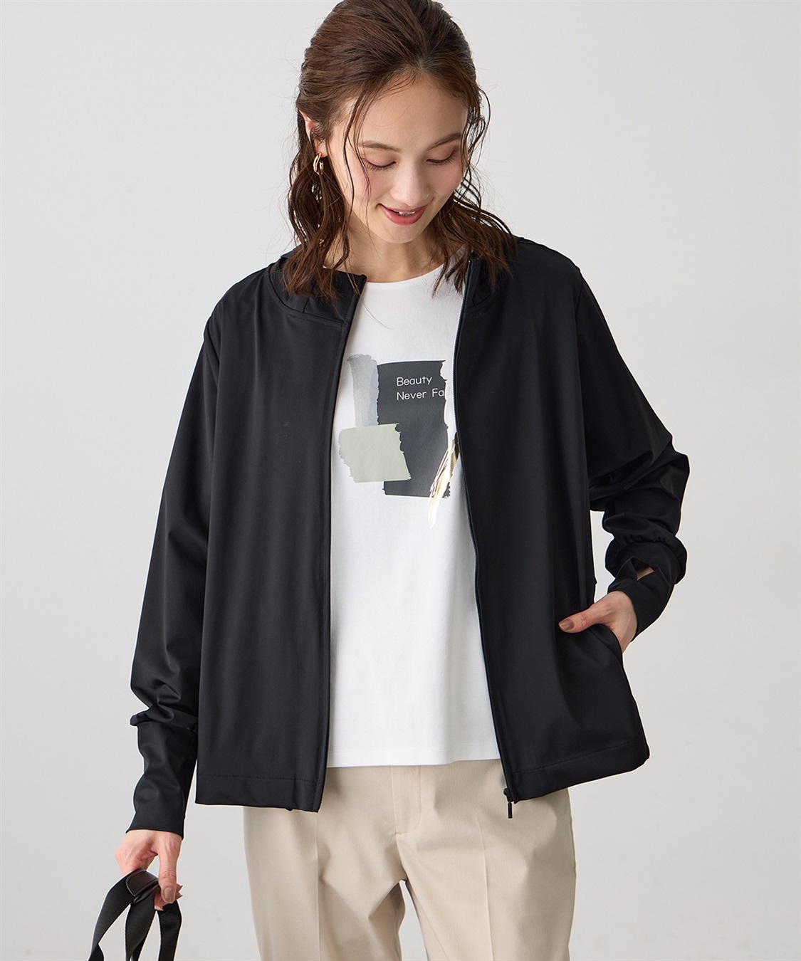 A/C DESIGN BY ALPHA CUBIC ラッシュパーカー【接触冷感・UVカット・はっ水】_variation_1