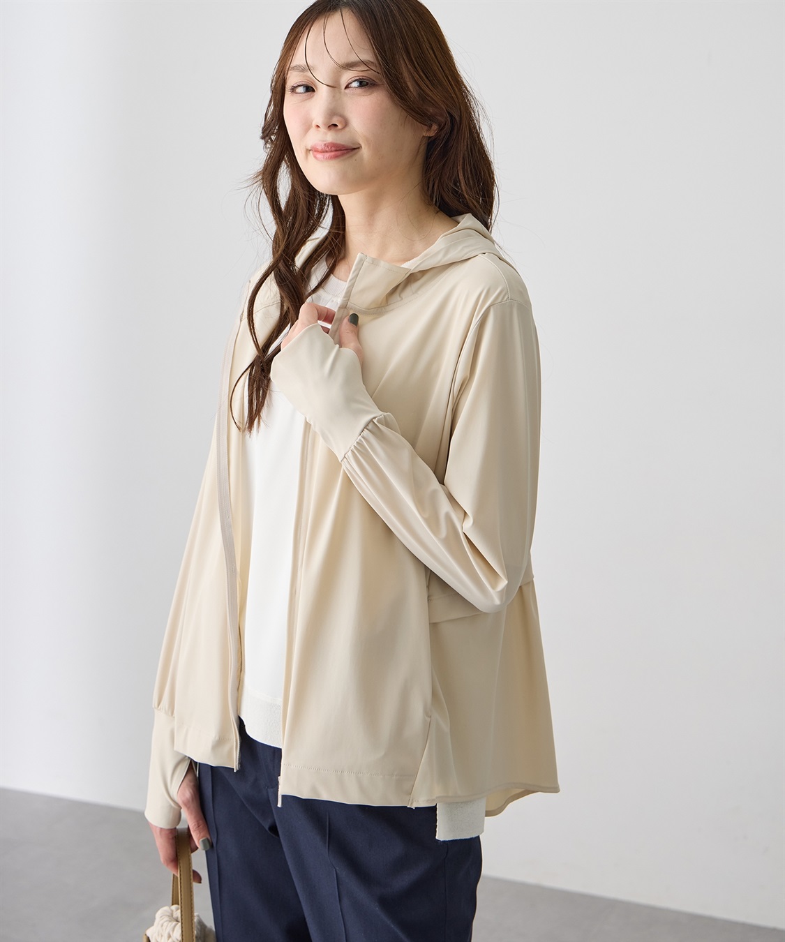 A/C DESIGN BY ALPHA CUBIC ラッシュパーカー【接触冷感・UVカット・はっ水】_variation_2