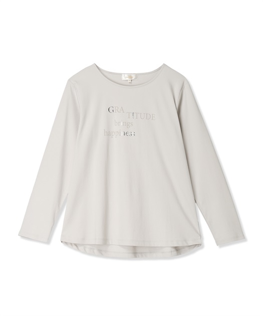 ロゴプリントロングスリーブTシャツ