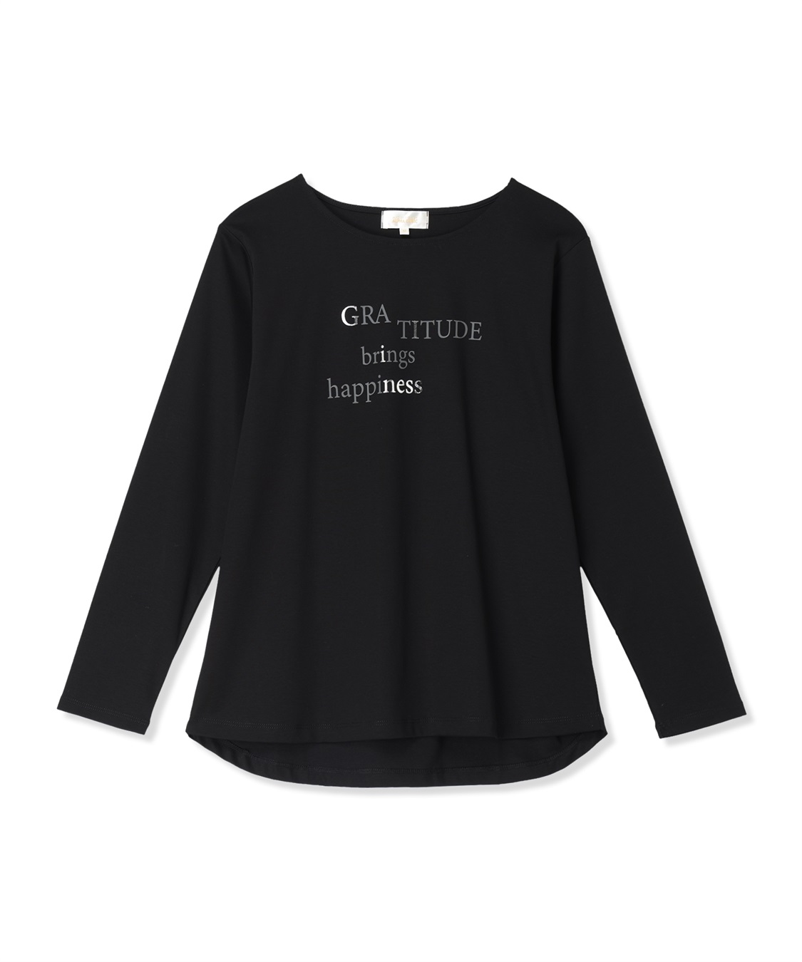 A/C DESIGN BY ALPHA CUBIC ロゴプリントロングスリーブTシャツ_variation_2