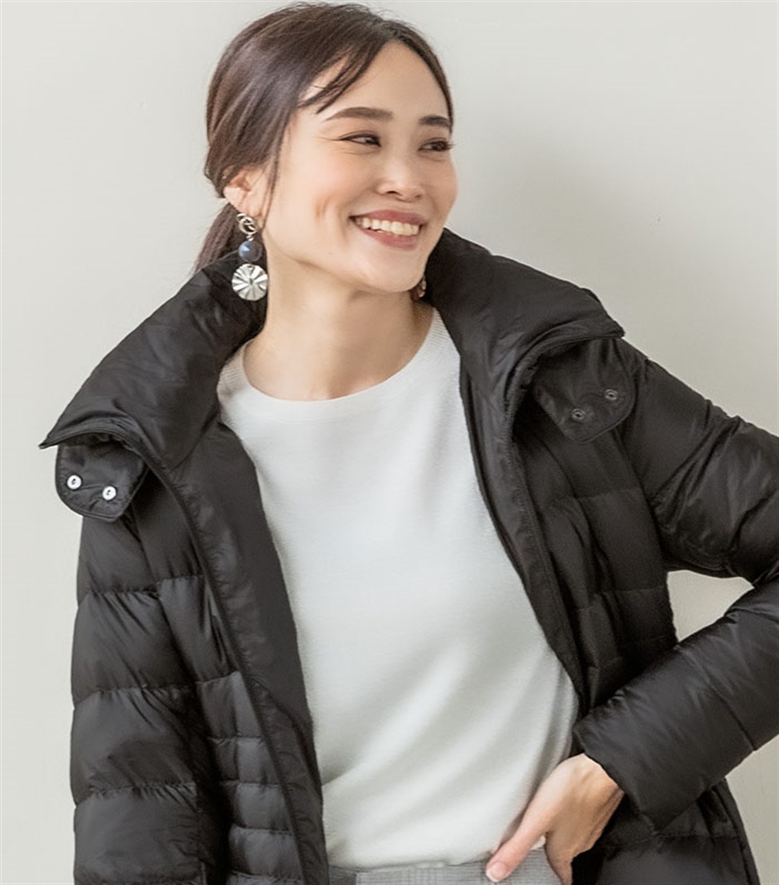 A/C DESIGN BY ALPHA CUBIC ラウンドヘムニットプルオーバー_main