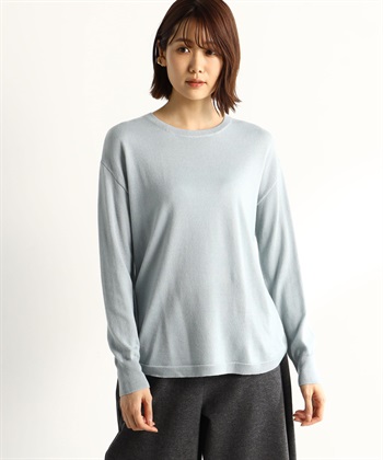 A/C DESIGN BY ALPHA CUBIC ラウンドヘムニットプルオーバー_variationthumb_3