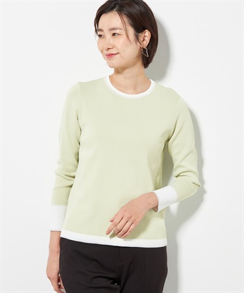 A/C DESIGN BY ALPHA CUBIC 配色ラメニットプルオーバー_variationthumb_3