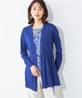 A/C DESIGN BY ALPHA CUBIC リネンブレンドロングカーディガン_variationthumb_2