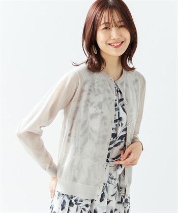 A/C DESIGN BY ALPHA CUBIC シアーカーディガン_variationthumb_1