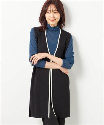 A/C DESIGN BY ALPHA CUBIC ニットロングジレ_variationthumb_1