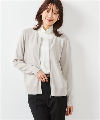 A/C DESIGN BY ALPHA CUBIC ドミニクジップカーディガン_variationthumb_1