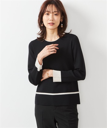 A/C DESIGN BY ALPHA CUBIC ドミニク配色プルオーバー_variationthumb_1