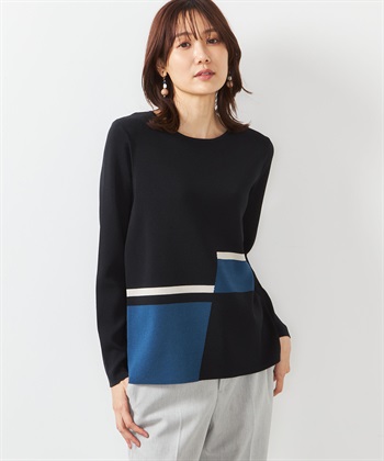 A/C DESIGN BY ALPHA CUBIC ドミニクブロッキングプルオーバー_variationthumb_1