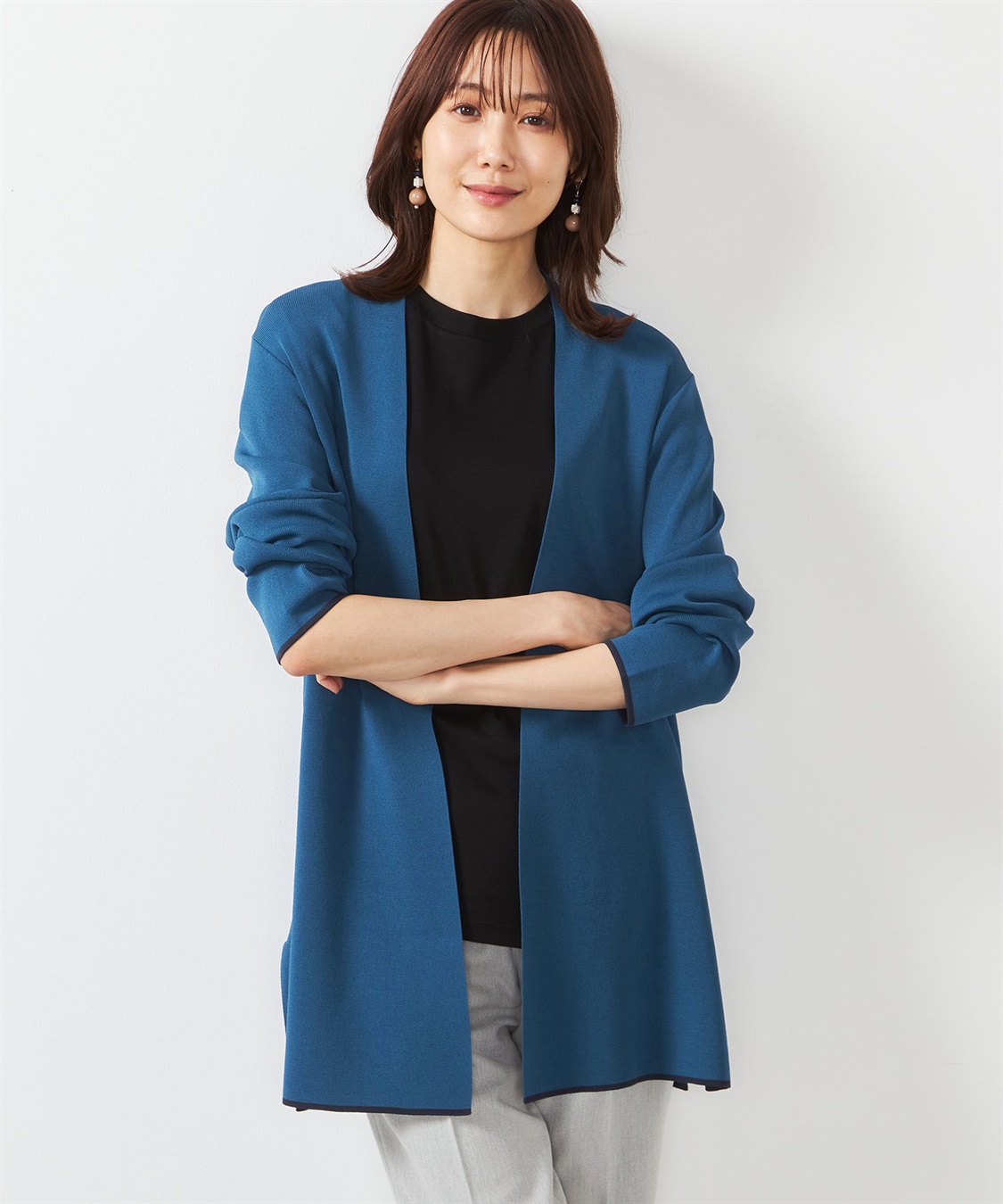 A/C DESIGN BY ALPHA CUBIC ドミニク着流しカーディガン_variation_4