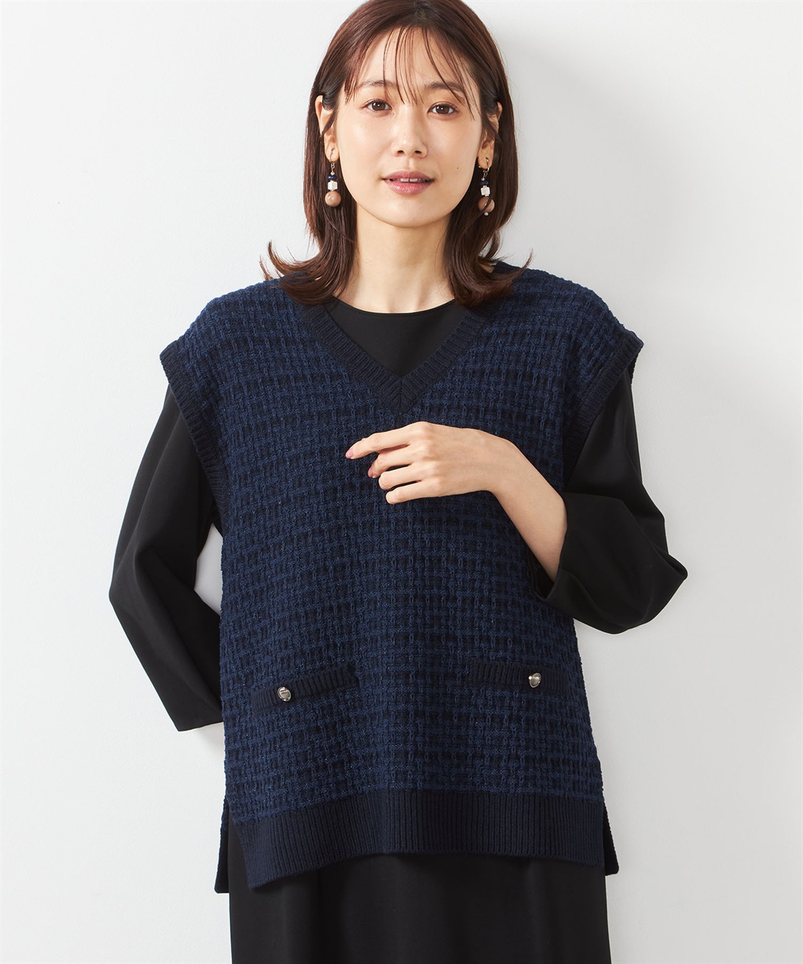 A/C DESIGN BY ALPHA CUBIC ツィードベスト_variation_2