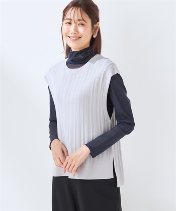 A/C DESIGN BY ALPHA CUBIC 【ウォッシャブル】【抗ピル】DOMINICベスト_variationthumb_2