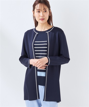 A/C DESIGN BY ALPHA CUBIC 【ウォッシャブル】【抗ピル】DOMINICロングカーデガン_variationthumb_3