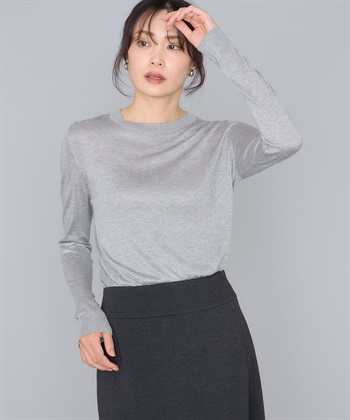 A/C DESIGN BY ALPHA CUBIC ラメニットプルオーバー_variationthumb_1