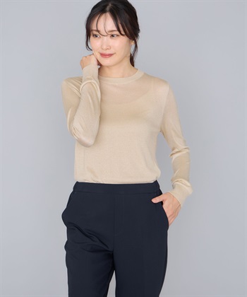 A/C DESIGN BY ALPHA CUBIC ラメニットプルオーバー_variationthumb_3