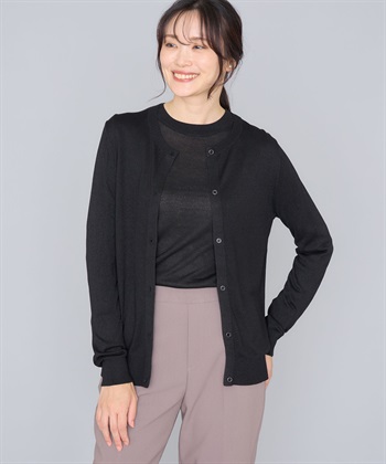 A/C DESIGN BY ALPHA CUBIC ラメニットカーディガン_variationthumb_2