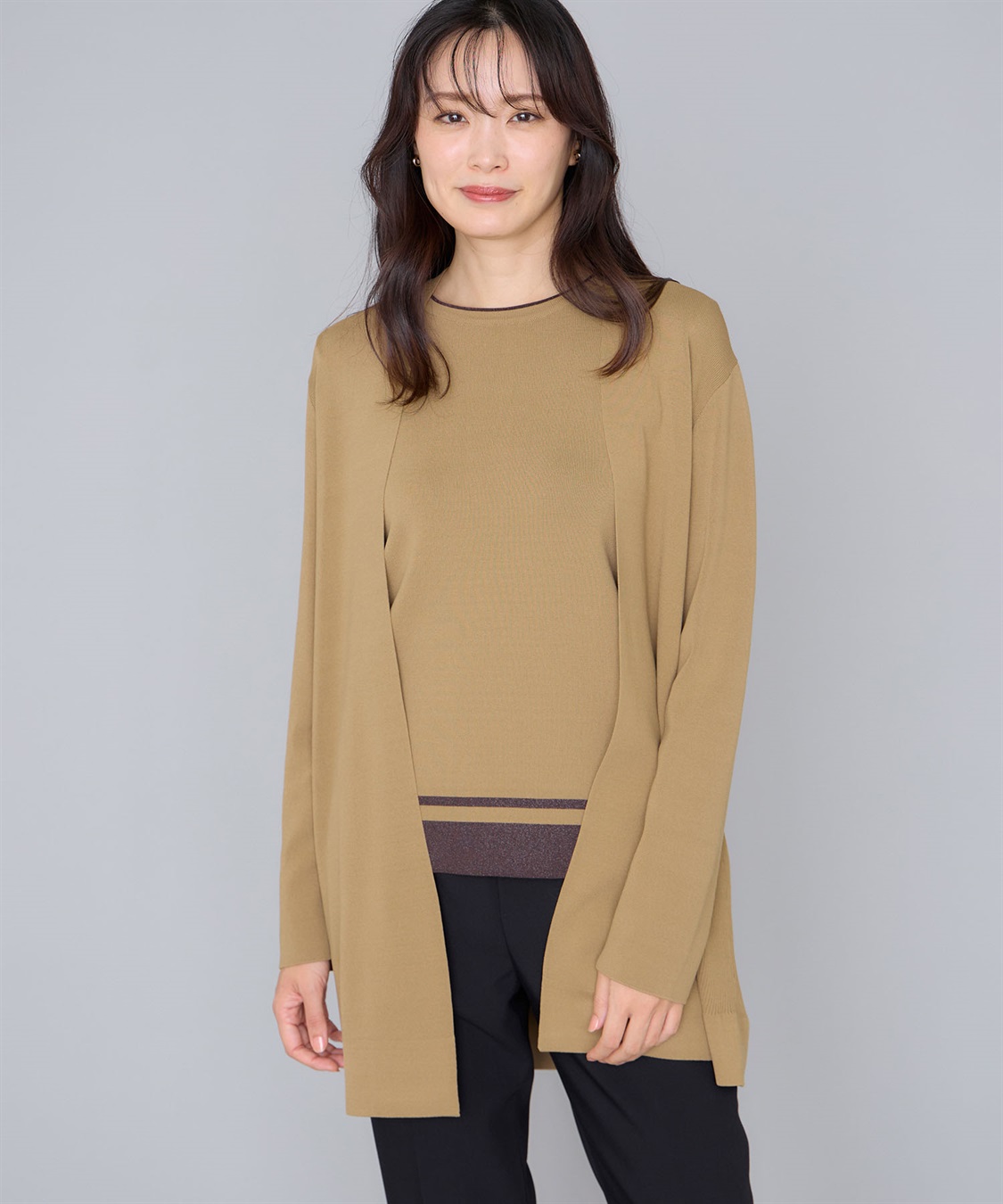 A/C DESIGN BY ALPHA CUBIC ドミニクロングカーディガン_variation_2