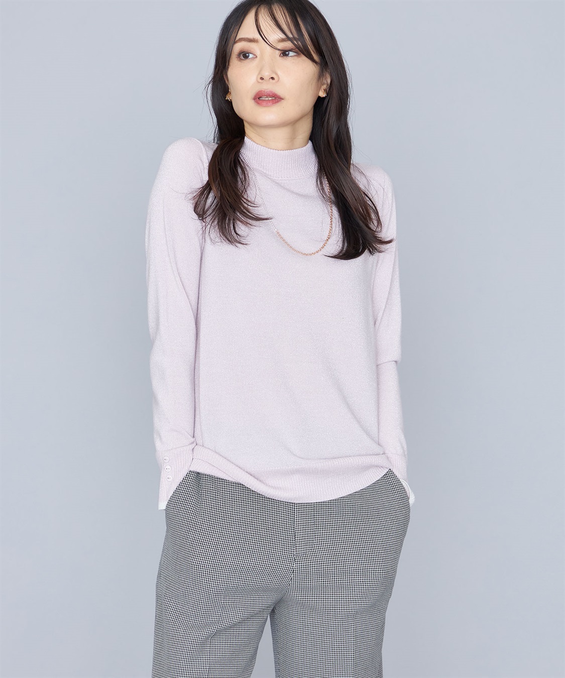 A/C DESIGN BY ALPHA CUBIC ラメリブニットプルオーバー_variation_4