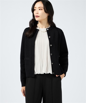 cygne ラメカーディガン Clarisse　ブラック cygne ラメカーディガン Clarisse ブラック