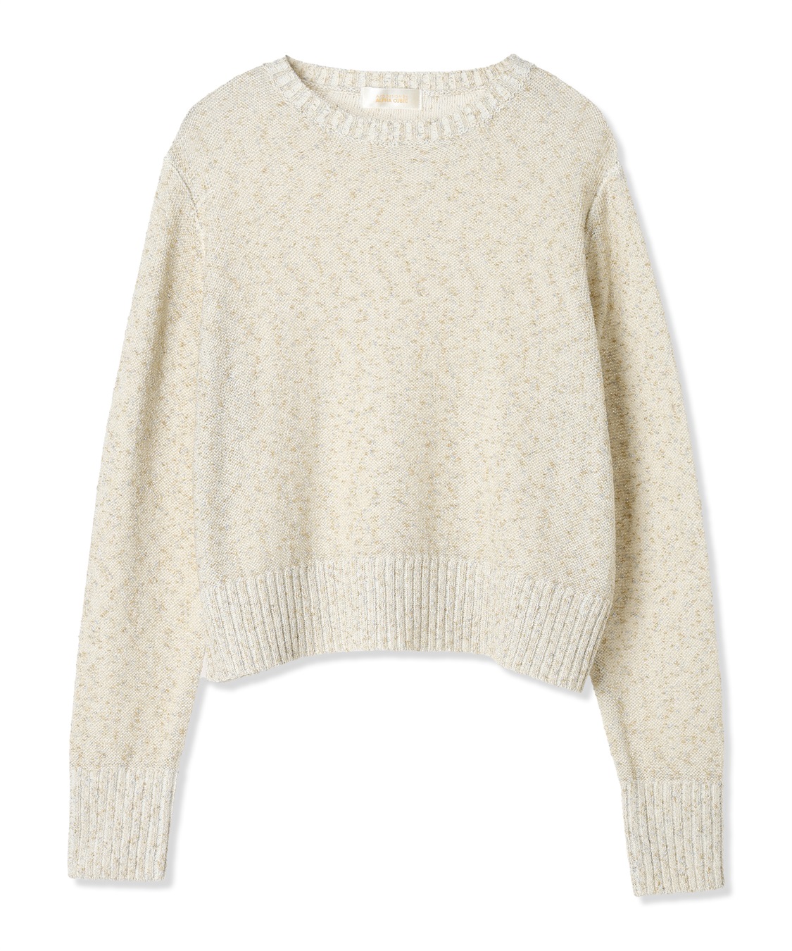 A/C DESIGN BY ALPHA CUBIC ラメニットプルオーバー_variation_2